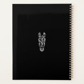 Zwart-witworstpaard Planner (Achterkant)