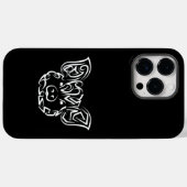 Zwart-witworstvarken Case-Mate iPhone Case (Achterkant (horizontaal))