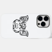 Zwart-witworstvarken Case-Mate iPhone Case (Achterkant (horizontaal))