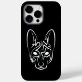 Zwart-witworstvel Case-Mate iPhone Case (Achterkant)