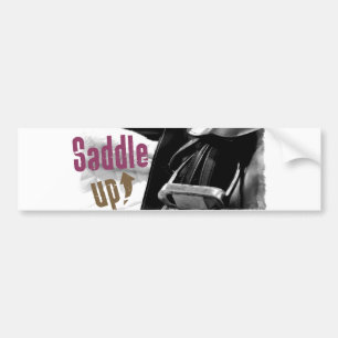 Zwart-witzadels Bumpersticker