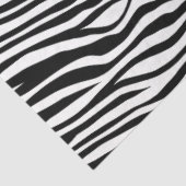 Zwart-witzebra afdrukken tissuepapier (Detail)