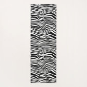 Zwart-witzebra afdrukken yogamat (Achterkant)