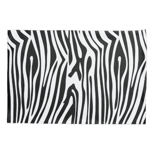 Zwart-witzebra en piano-collectie kussensloop (Achterkant)