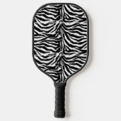 Zwart-witzebrapatroon Pickleball Paddle (Achterkant)