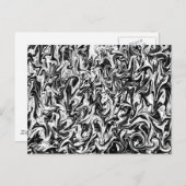 Zwart-witzwijn Briefkaart (Voorkant / Achterkant)