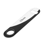 Zwart-witzwijn Speed Flessenopener (Voorkant Gekanteld)