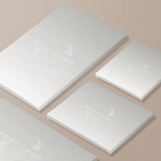 Zwart Zakelijk logo Bedrijf Promotionele Custom Post-it® Notes