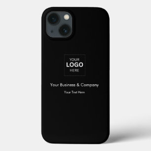 Zwart Zakelijk Logo Template met Luxe Uiterlijk iPhone 13 Hoesje