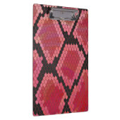 Zwart-zwart en rood afdrukken klembord (Rechts)