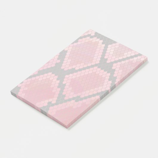 Zwart-zwart en rood afdrukken post-it® notes (Schuin)