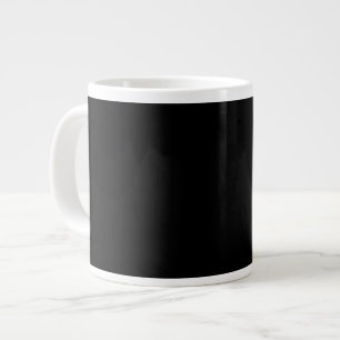 Zwart-zwart, gewoon elegant extra grote beker
