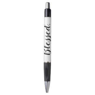 Zwart zwart, wit, modern script, Inspirerend Pen