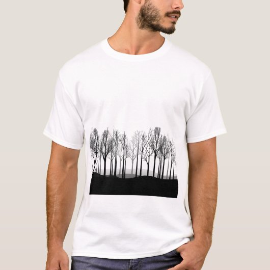 zwartbos t-shirt (Voorkant)