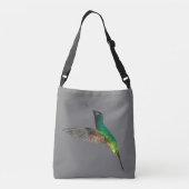 Zwartbuikvogel Crossbody Tas (Achterkant)