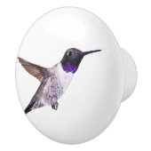 Zwartchinese Hummingbird knob Keramische Knop (Rechts)