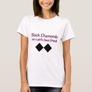 Zwartdiamanten zijn een beste vriendin voor meisje t-shirt