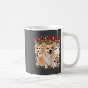 Zwartdruk Vintage Huisdieren Honden Kat Grappig Di Koffiemok
