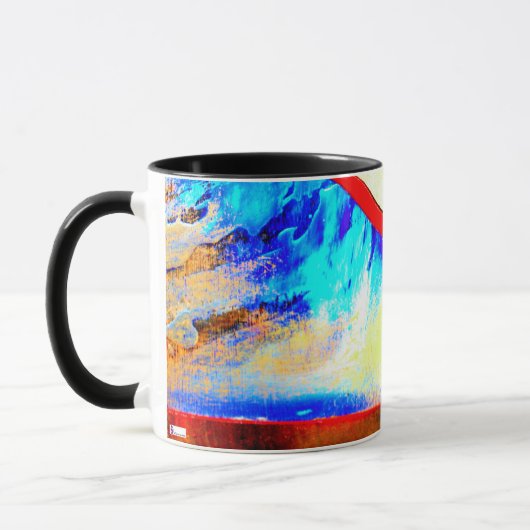 Zwarte 11-oz Combo Mok 9 (Links)