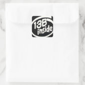 Zwarte 13b roterende motor Stickers (Tas)