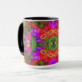 Zwarte 15 oz Ringer-Mok Mok (Voorkant links)