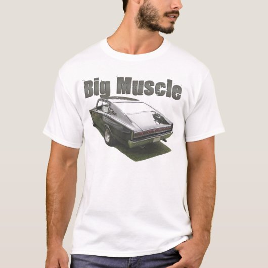 Zwarte 1967-odge-lader t-shirt (Voorkant)