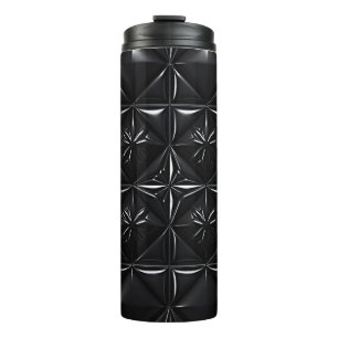 Zwarte 3D Matrix Thermosbeker