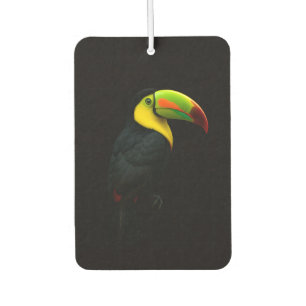 Zwarte 4 Luxe auto-airfresheners, Keelbektoekan Luchtverfrisser