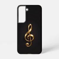 Zwarte 4 Luxe Galaxy S22 Hoes, Gouden Sleutel van