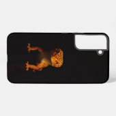 Zwarte 4 Luxe Galaxy S22 Plus, Luipaardgekko Samsung Galaxy Hoesje (Achterkant horizontaal)