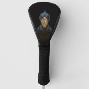 Zwarte 4 Luxe Golf Driver Hoes, Shoebill Vogel Golfheadcover