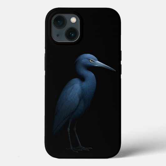 Zwarte 4 Luxe iPhone 13, Little Blue Heron Case-Mate iPhone Case (Achterkant)