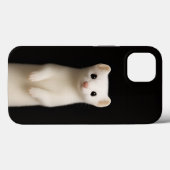 Zwarte 4 Luxe iPhone 13, Stijlvolle Hermelijn Case-Mate iPhone Case (Achterkant (horizontaal))