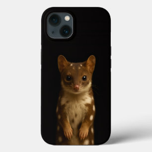 Zwarte 4 Luxe iPhone 13, Zoete Quoll 13 Hoesje