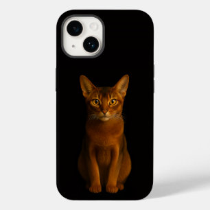 Zwarte 4 Luxe iPhone 14 Hoes, Abyssinian Beauty Ka Case-Mate iPhone 14 Hoesje