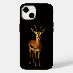 Zwarte 4 Luxe iPhone 14 Mate, Elegante Gazella Case-Mate iPhone 14 Hoesje