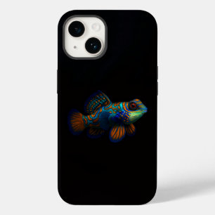 Zwarte 4 Luxe iPhone 14 Mate, Mandarijn Draakvis Case-Mate iPhone 14 Hoesje