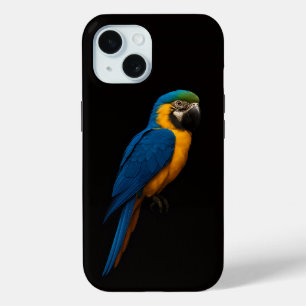 Zwarte 4 Luxe iPhone 15 Mate, Blauwe Gele Ara