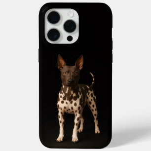 Zwarte 4 Luxe iPhone 15 Pro Max, Haarlose Terrier Max Hoesje
