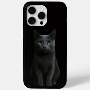 Zwarte 4 Luxe iPhone 15 Pro Max, Russische Blauwe Max Hoesje