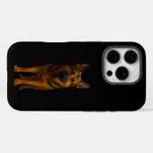 Zwarte 4 Luxe iPhone 16 Pro, Duitse Herder Case-Mate iPhone Case (Achterkant (horizontaal))