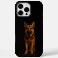 Zwarte 4 Luxe iPhone 16 Pro Max, Duitse Herder