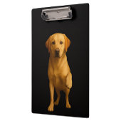 Zwarte 4 Luxe Klembord, Teder Labrador Klembord (Links)