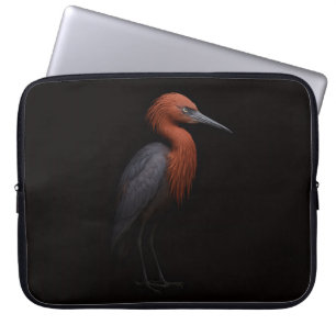 Zwarte 4 Luxe Laptophoes, Rode Reiger Laptop Sleeve
