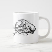 Zwarte aamshaai jumbo mok (Rechts)