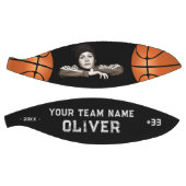 Zwarte Aangepaste afspeelnaam Basketbal (Panelen)