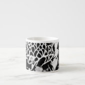 Zwarte Aardbei Cappuccino/Espresso Porselein Mok (Voorkant)