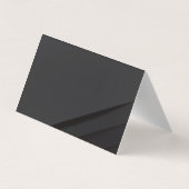 Zwarte Abstracte Panelen | Wrench Gear Logo Visitekaartjes (Achterkant)