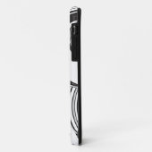 Zwarte Abstracte telefoontas Case-Mate iPhone Case (Achterkant/links)