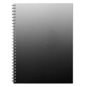 Zwarte achtergrond notitieboek (Voorkant)